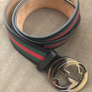 Authentic Gucci belt for size 32 jeans